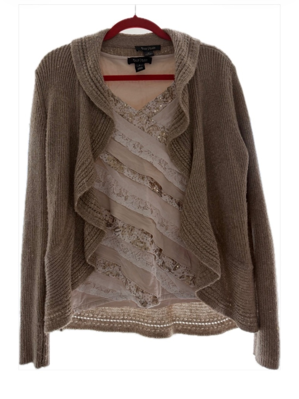 Cardigan and T-shirt Set